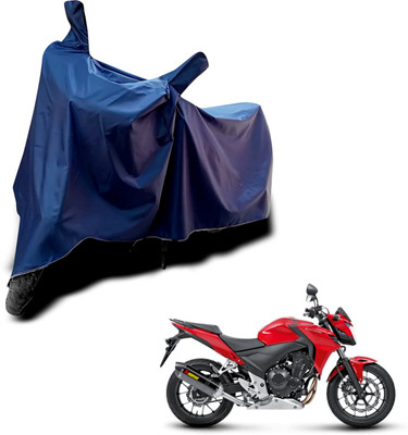 KEDIT Two Wheeler Cover for Honda(CB500F, Blue)