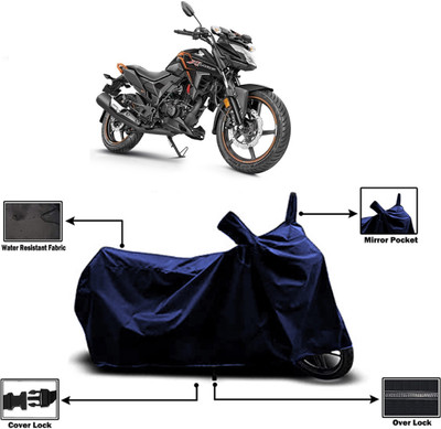 Amexride Two Wheeler Cover for Honda(X-Blade, Blue)