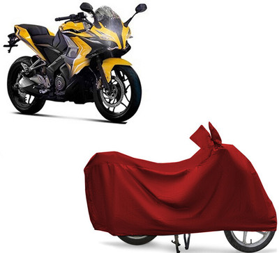 EGAL Two Wheeler Cover for Bajaj(Pulsar SS400, Maroon)