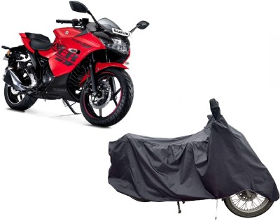 Anlopeproducts Waterproof Two Wheeler Cover for Suzuki(Gixxer Special Edition, Grey)