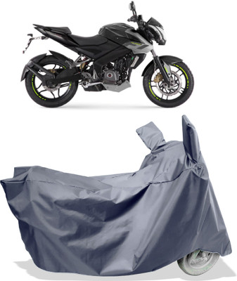 Amexride Two Wheeler Cover for Bajaj(Pulsar 200NS FI, Grey)