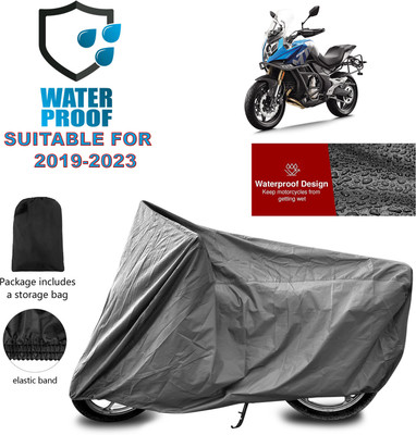 PAGORA Waterproof Two Wheeler Cover for CFMoto(650MT, Grey)