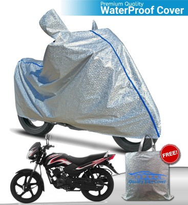 OliverX Waterproof Two Wheeler Cover for TVS(Star Sport, Silver)