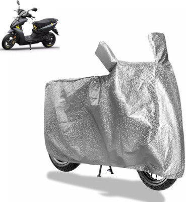 Rhtdm Waterproof Two Wheeler Cover for Ather(Silver)