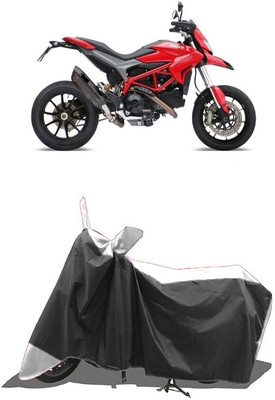 SUGASHRI Waterproof Two Wheeler Cover for Ducati(Hypermotard 939, White, Black)