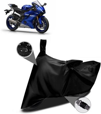 DeepShakshi AUTOMOTIVE Two Wheeler Cover for Yamaha(YZF R25, Black)