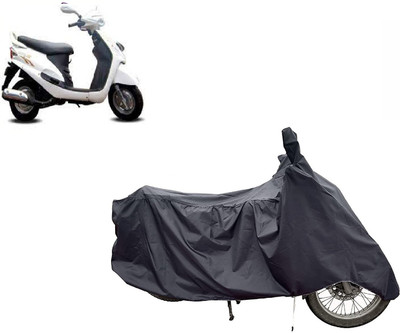 Anlopeproducts Waterproof Two Wheeler Cover for Mahindra(Rodeo RZ, Grey)