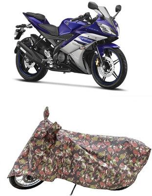 Coxtor Waterproof Two Wheeler Cover for Yamaha(YZF R15 Ver 2.0, Multicolor)