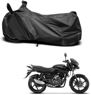 DeepShakshi AUTOMOTIVE Waterproof Two Wheeler Cover for Bajaj(Pulsar, Black)