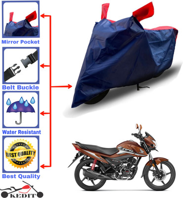 AASHTIK MART Two Wheeler Cover for Honda(Livo BS6, Red, Blue)