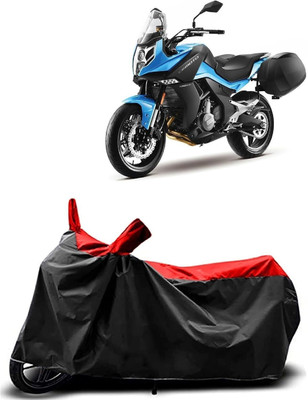 KANISHA ENTERPRISES Waterproof Two Wheeler Cover for CFMoto(650MT, Red, Black)