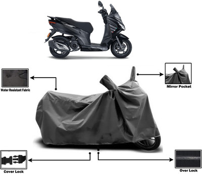 Amexride Two Wheeler Cover for Aprilia(SXR 160 BS6, Grey)