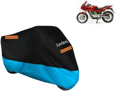 Juvdoxj Waterproof Two Wheeler Cover for Bajaj(Pulsar 200 NS DTS-i, Blue)