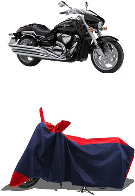 SUGASHRI Waterproof Two Wheeler Cover for Suzuki(Intruder M1800R, Red, Blue)