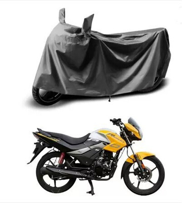Tritika Waterproof Two Wheeler Cover for Hero(Passion Plus, Grey)