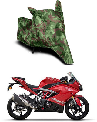 Mdstar Waterproof Two Wheeler Cover for TVS(Apache RR 310, Multicolor)