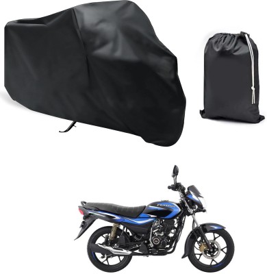 PAGORA Waterproof Two Wheeler Cover for Bajaj(Platina 110 H-Gear BS6, Black)