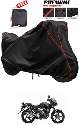 DeepShakshi AUTOMOTIVE Two Wheeler Cover for Suzuki(GS 150R, Black)