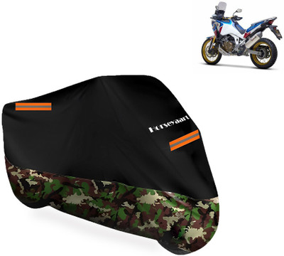 Horseyaart Waterproof Two Wheeler Cover for Honda(Africa Twin, Multicolor)