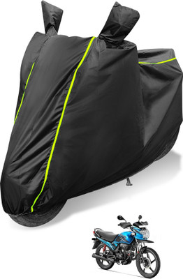 Auto Hub Waterproof Two Wheeler Cover for Hero(Passion Pro, Black)