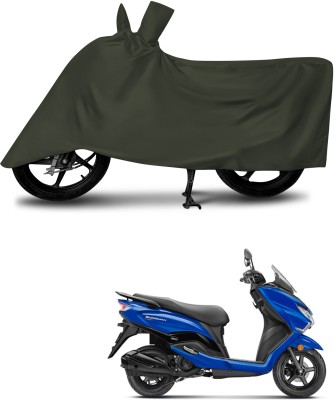 LICATOR Waterproof Two Wheeler Cover for Suzuki(Burgman Electric, Green)