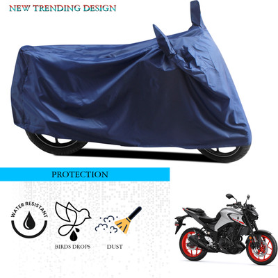 ANTHUB Waterproof Two Wheeler Cover for Yamaha(MT-03, Blue)