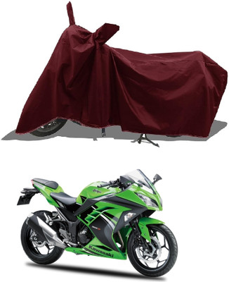 DeepShakshi AUTOMOTIVE Waterproof Two Wheeler Cover for Triumph(Thruxton 1200 R, Maroon)