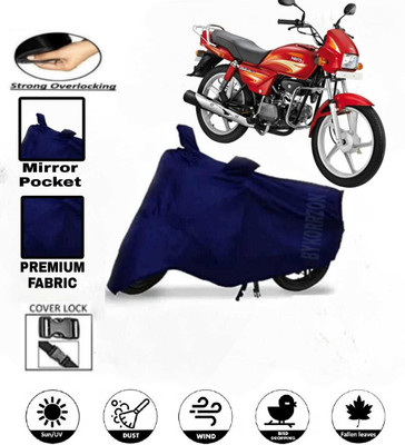 AutoGalaxy Waterproof Two Wheeler Cover for Hero(Splendor, Blue)