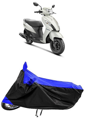 MMSSTAR Two Wheeler Cover for Suzuki(Let's, Blue)