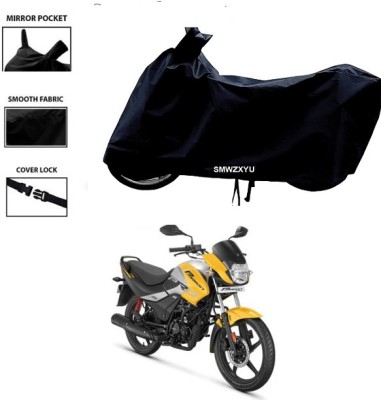 smwzxyu Waterproof Two Wheeler Cover for Hero(Passion Pro i3S, Black)