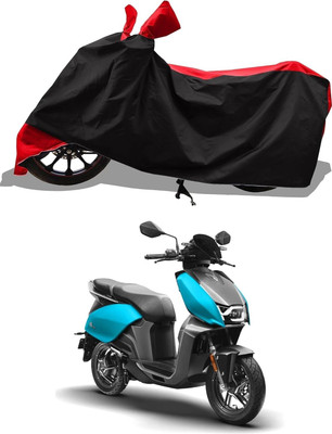 KEDIT Two Wheeler Cover for Hero(Red, Black)