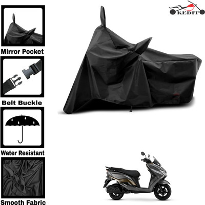 KEDIT Two Wheeler Cover for Suzuki(Burgman Street 125, Black)