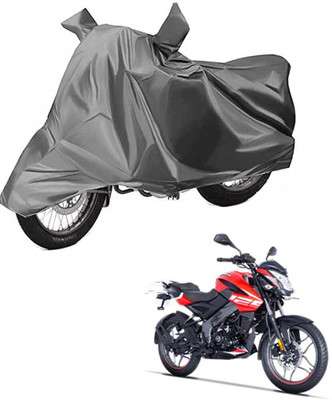DeepShakshi AUTOMOTIVE Two Wheeler Cover for Bajaj(Pulsar 125, Grey)
