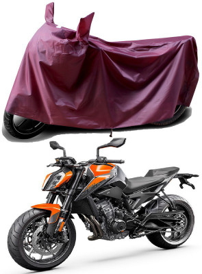 THE REAL ARV Waterproof Two Wheeler Cover for KTM(890 Duke, Maroon)