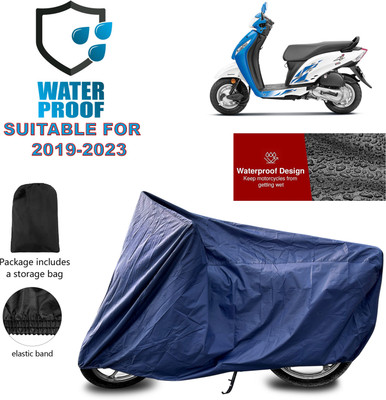 PAGORA Waterproof Two Wheeler Cover for Honda(Activa i, Blue)