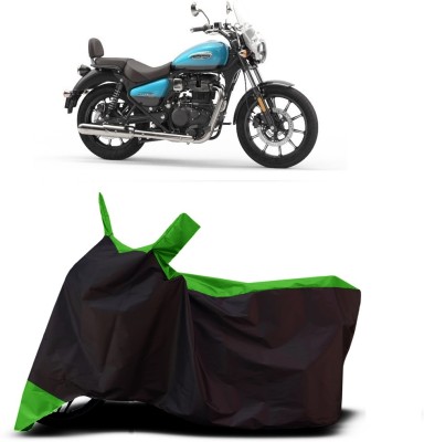 VESMEI Two Wheeler Cover for Royal Enfield(Meteor, Green)