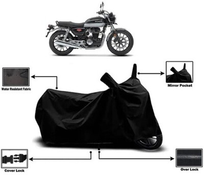 JVBRANGI Waterproof Two Wheeler Cover for Honda(CB350RS, Black)