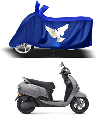 BigFly Two Wheeler Cover for TVS(iQube Electric, Blue)