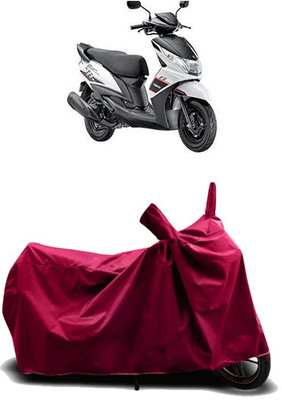 AASHTIK AMRT Two Wheeler Cover for Yamaha(Ray Z, Maroon)