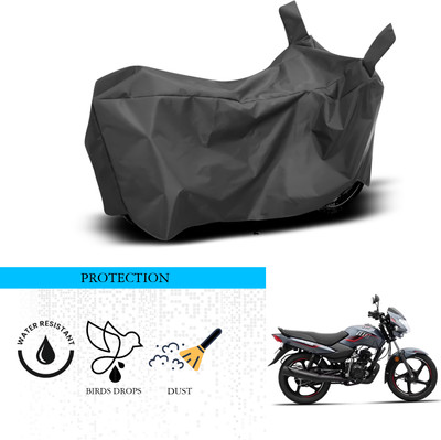 ANTHUB Waterproof Two Wheeler Cover for TVS(Sport, Black)