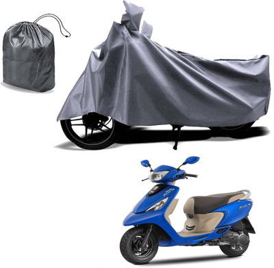 Autoinnovation Waterproof Two Wheeler Cover for TVS(Scooty Zest, Grey)