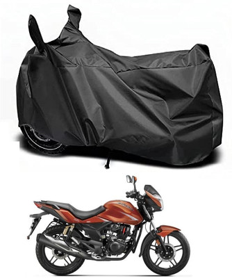Auto Hub Waterproof Two Wheeler Cover for Hero(CBZ Extreme, Black)
