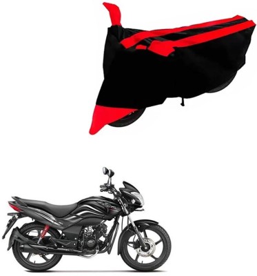 DeepShakshi AUTOMOTIVE Two Wheeler Cover for Hero(Passion Xpro, Black, Red)