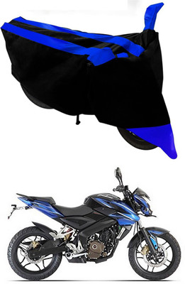 Mdstar Waterproof Two Wheeler Cover for Bajaj(Pulsar 200NS FI, Blue, Black)