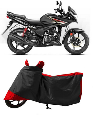 GROFATIK Two Wheeler Cover for Hero(Ignitor, Red)