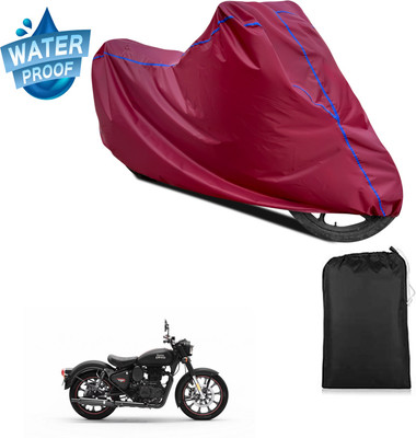 PAGORA Waterproof Two Wheeler Cover for Royal Enfield(Classic 350, Maroon)