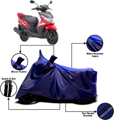 V VINTON Two Wheeler Cover for Yamaha(Ray Z, Multicolor)