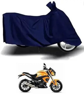 Tritika Waterproof Two Wheeler Cover for Mahindra(Mojo, Blue)