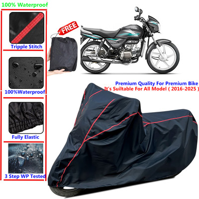 SThanaveX Waterproof Two Wheeler Cover for Hero(Splendor PRO, Black)