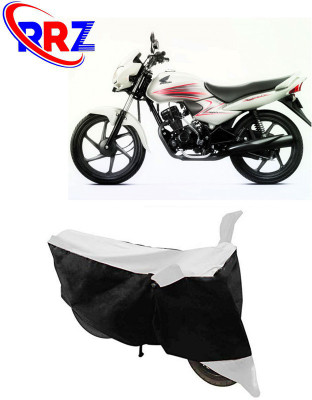 RRZ Waterproof Two Wheeler Cover for Honda(Dream, Black, White)